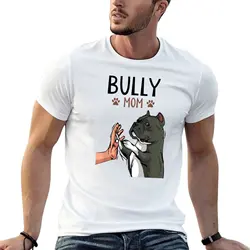 American Bully Mom T-shirt new edition kawaii clothes Men's t-shirts