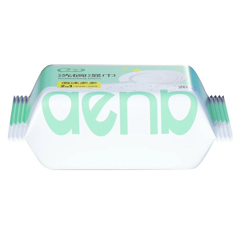 20pcs/pack Ienb Dish Wipes,Portable,Quick Cleaning Dishes