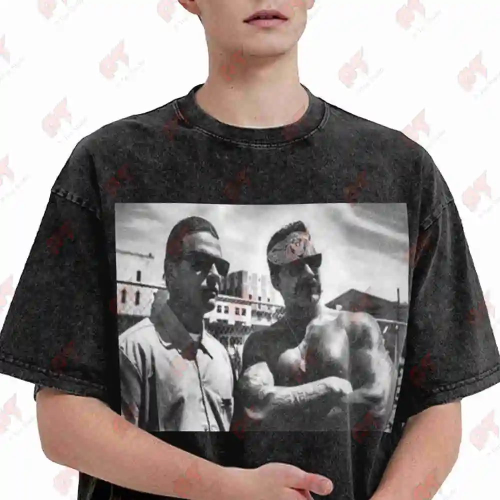 La Onda Blood In Out Bound By Honor Hood Classic Vintage Washed Tee Pure Cotton T-Shirt