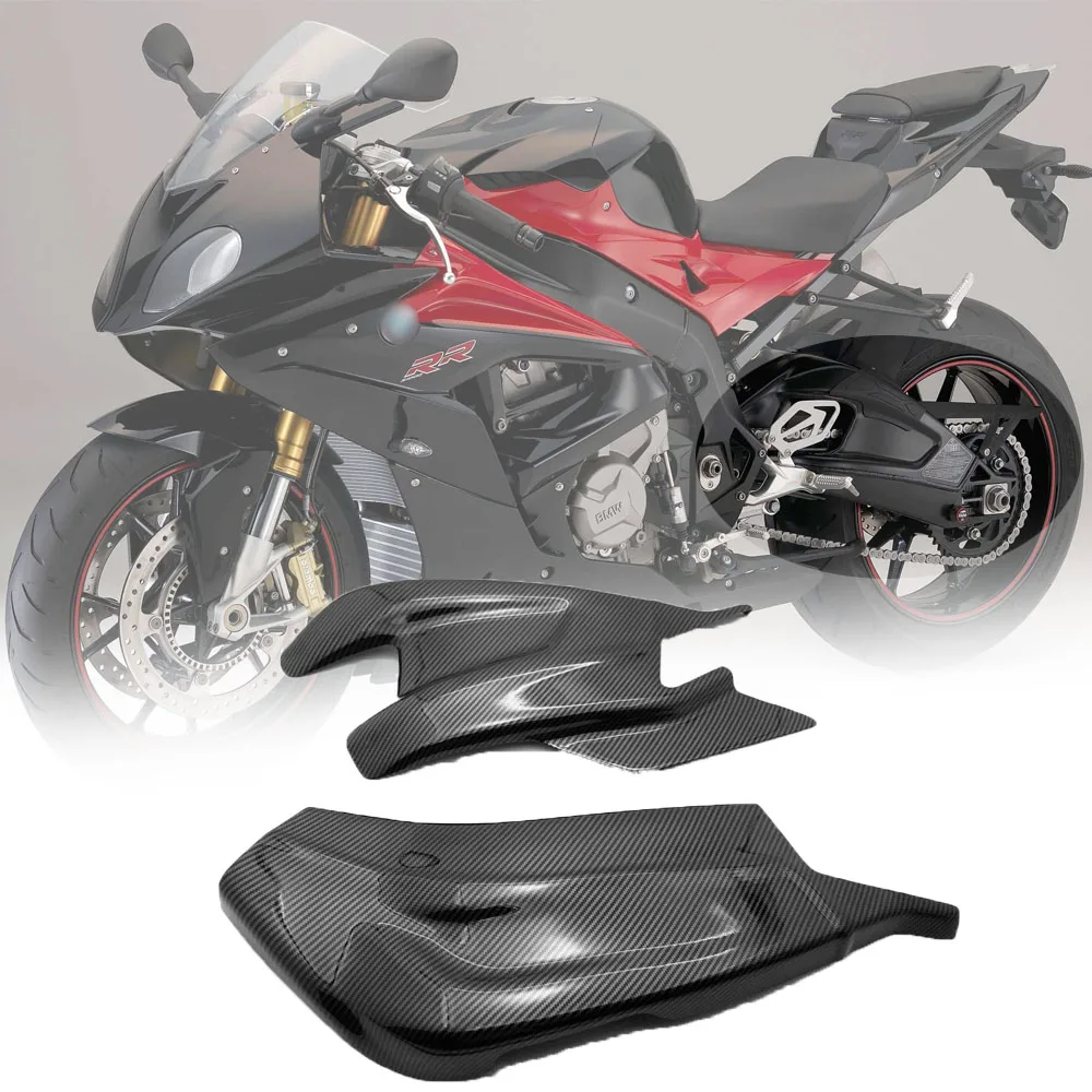 For BMW S1000RR 2009-2019 S1000R 2014-2022 ABS Carbon Fiber Motorcycle Rear Swing Arm Covers Fairing Kit Protector Accessories