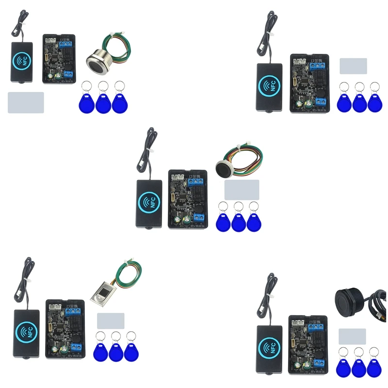 

BAAY Fingerprint Access Controller NFC Electric Lock Control Relay Module IC Card Induction Switch