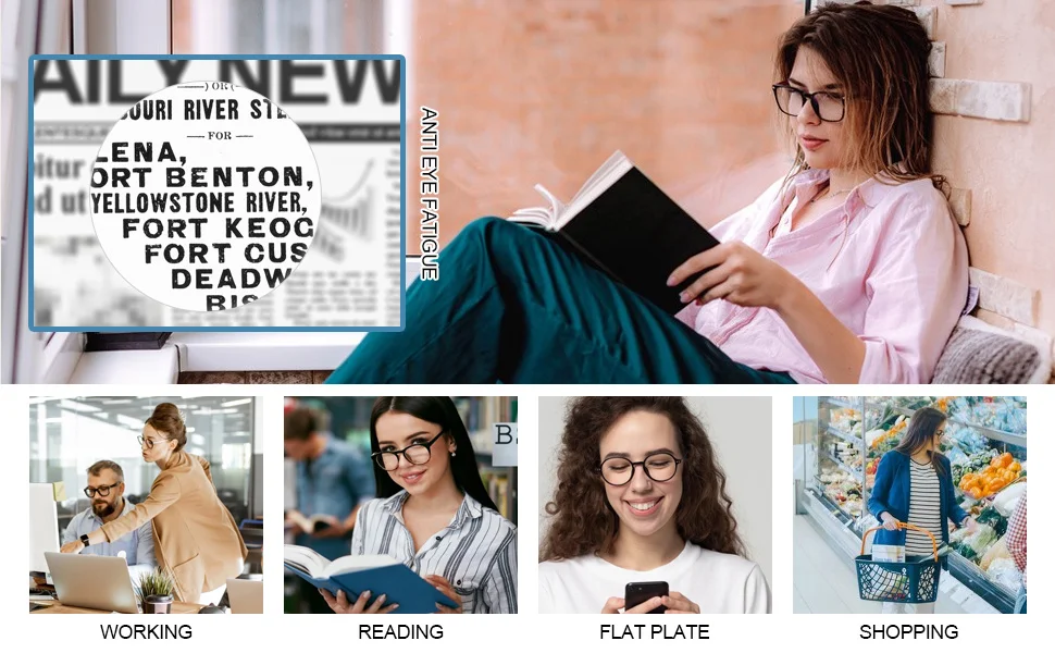 Katzenauge Presbyopie Brille wmoen klassischen Stil progressive Brille exquisite Design Leser verschreibung pflicht ige optische Brille Rahmen – Detail 3