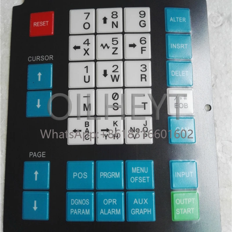 Machining center key membrane, machine tool system key membrane, M70 key membrane