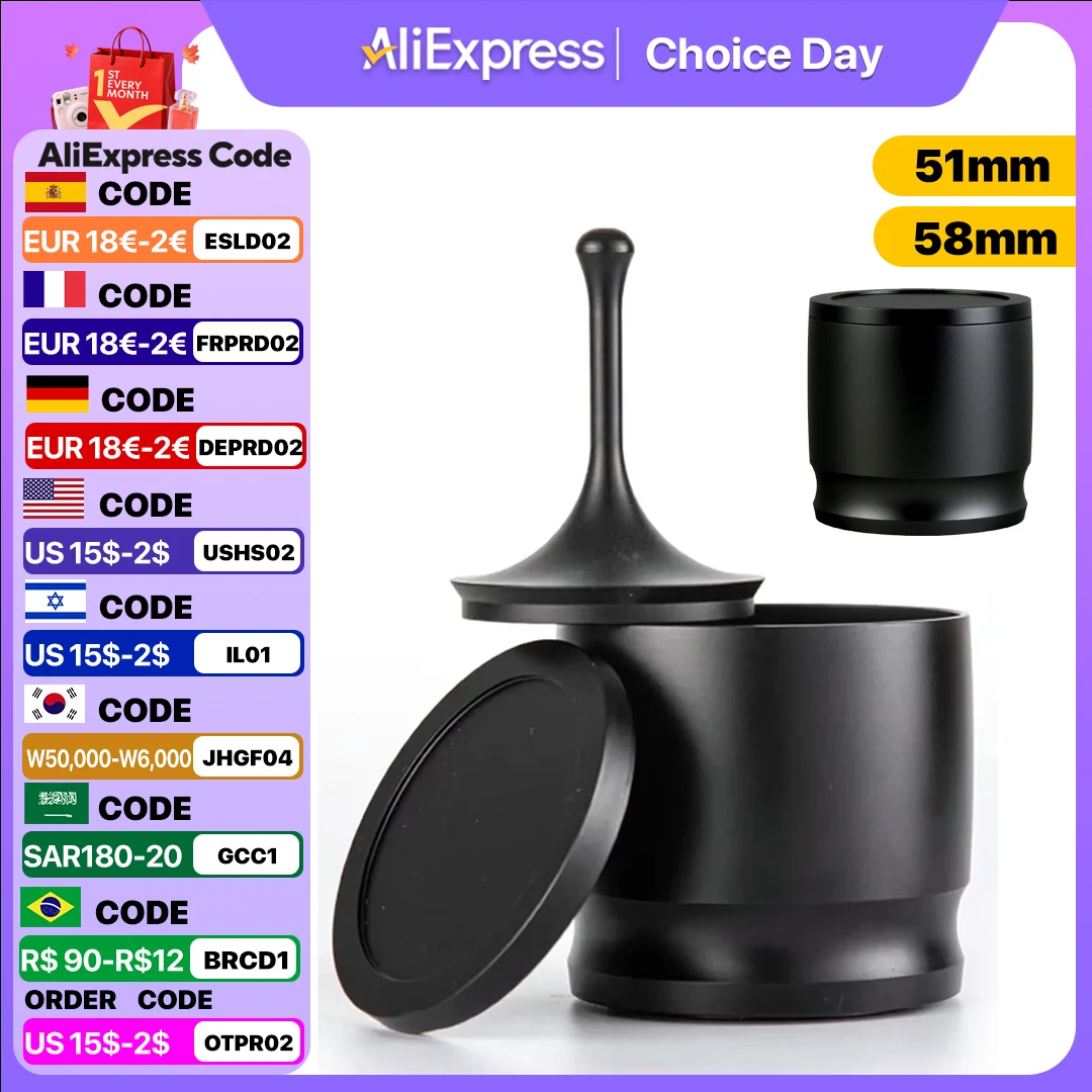 Coffee Dosing Cup, 51mm,58mm,Aluminum Alloy Espresso Dosing Funnel, Brewing Bowl, Portafilter Dosing Ring, Coffee Accessories