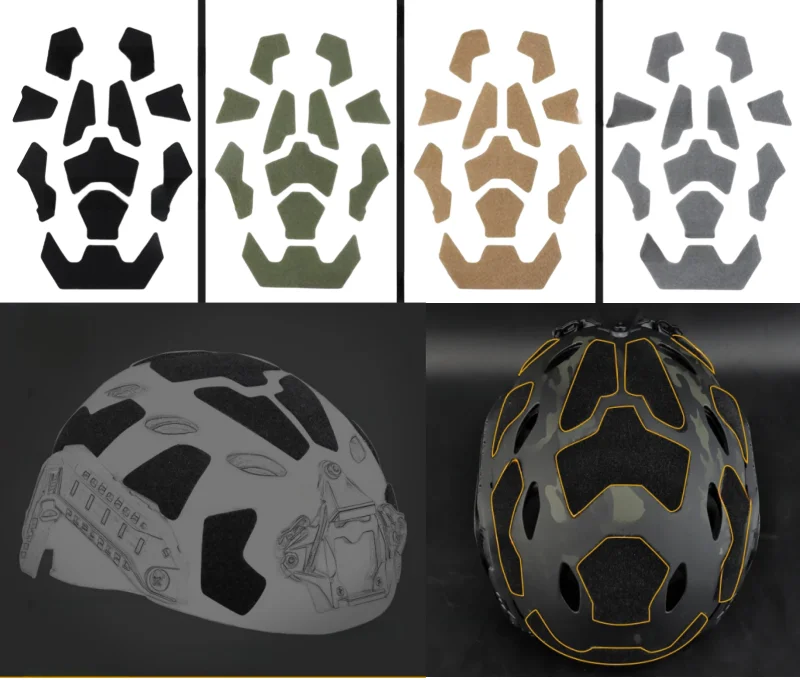 

Шлем с высоким вырезом, БЫСТРЫЕ аксессуары для шлема, модификация, крючок для шлема, поверхность волос, клейкая задняя часть, аксессуары для украшения шлема