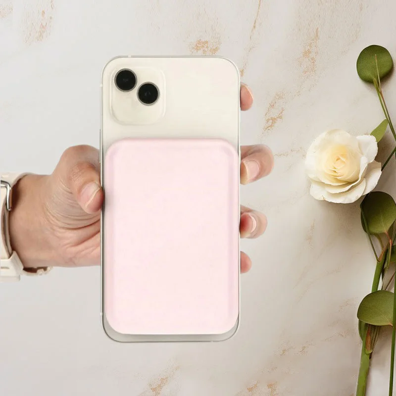 حافظة حماية للبطارية الخارجية Magsafe مغناطيسية متعددة الألوان لهاتف Apple المحمول Power Bank حافظة واقية غير لامعة