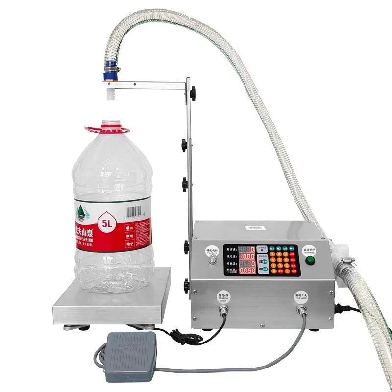 Pesatrice di liquidi resistente alla corrosione e riempitrice quantitativa Confezionatrice ad alta velocità Riempitrice automatica per olio commestibile