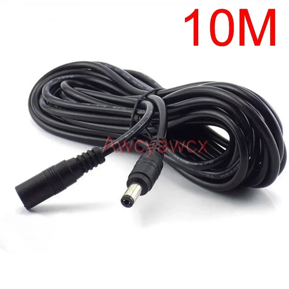 Cavo Prolunga DC 5/10/20 M Con Jack 2.1x5.5 Mm Per Telecamere CCTV 12 V
