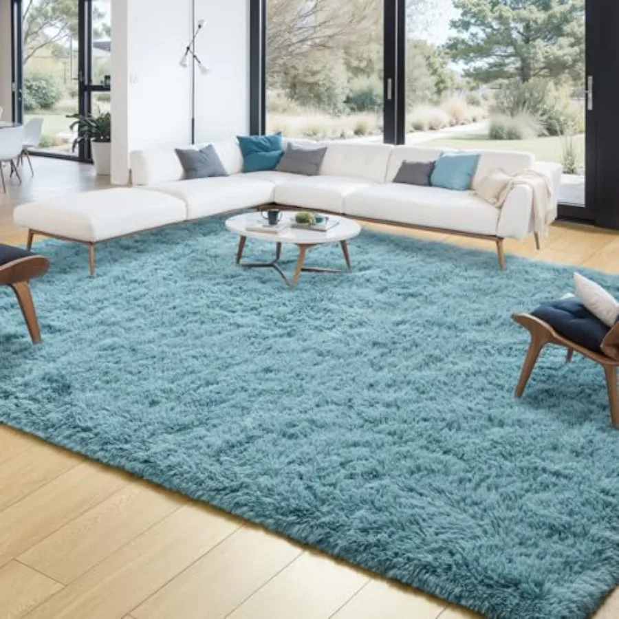 

Мягкий современный домашний большой лохматый ковер для гостиной, спальни, общежития, дома, декоративные нескользящие плюшевые пушистые меховые коврики