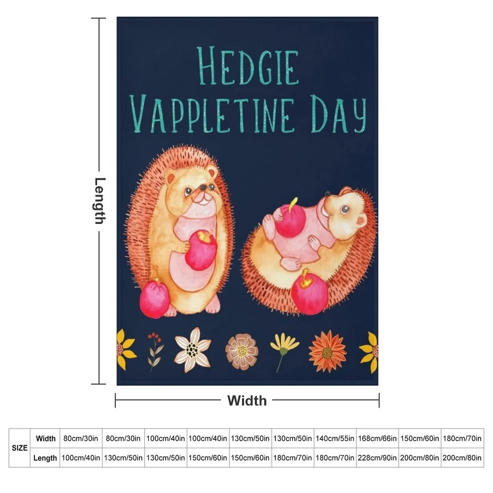 Hedgehog Valentines Day Throw Blanket For Decorative Sofa Single Thins Luxury St Blankets
