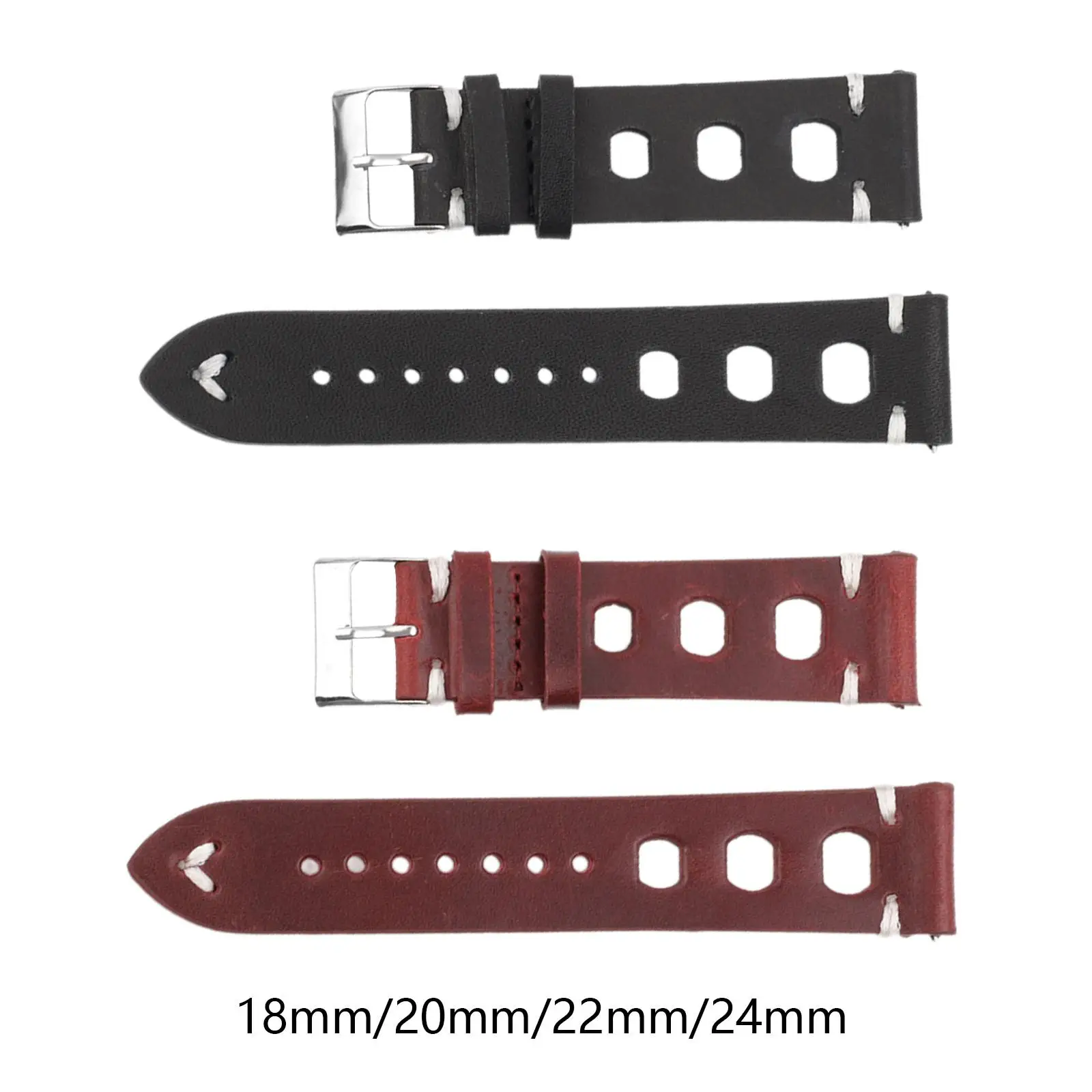 Leather Watch Band Watchband Wristwatch Band for Regular & Smart Watch Bands