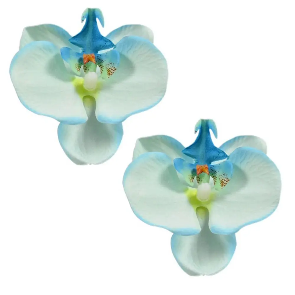 

2pcs Korean Style Butterfly Orchid Artificial Flower Scrapbooking Handmade Artificial Butterfly Orchid DIY 8.5cm