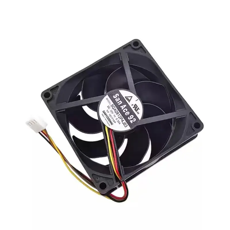 Original For Sanyo Denki San Ace 92 9GA0912P4J03 12V 0.39A 9225 92mm 9cm 4Pin PWM Dual Ball Bearing Quiet PC Server Cooling Fan