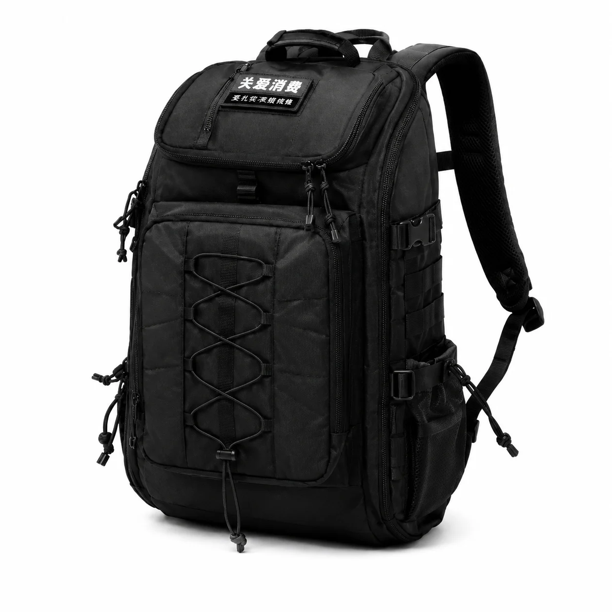 ALBERS Motorcycle Helmet Backpack USB Charging Tactical Quick Release Large Capacity Multi Compartment Riding Travel Bag