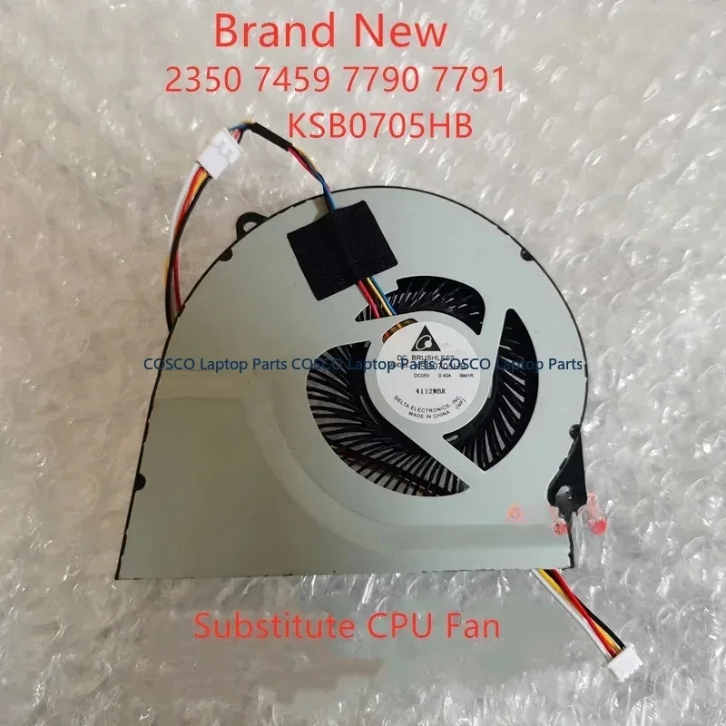 Novo ventilador de refrigeração para cpu, cooler para dell inspiron aio 2350 7459 7790 7791 7780 7490 fit k0705 hb b0705hc cj2b ng7f4 g0