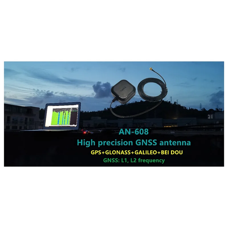 ABMF-TOPGNSS High Precision GNSS Antenna UAV-UGV High Precision Gain For ZED-F9P ANN-MB-00 RTK Antenna (B)