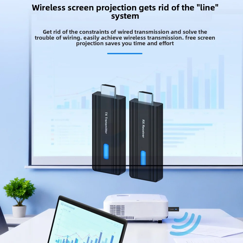 

Беспроводной видеопередатчик и приемник на 50 м, HDMI-совместимый удлинитель, адаптер для дисплея, кабель для зеркального отображения экрана для камеры