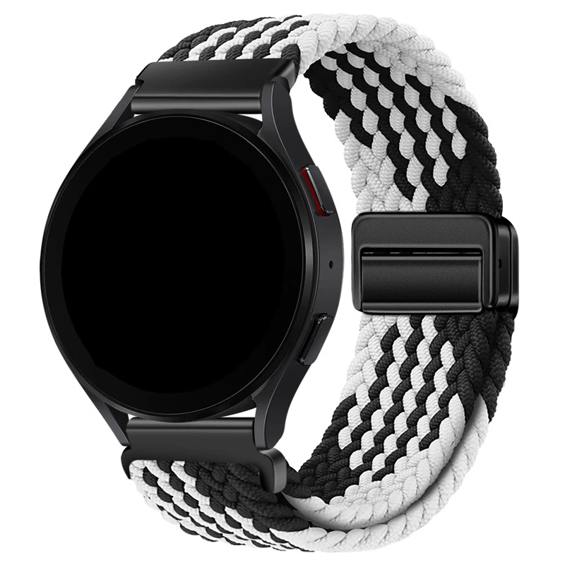 Braided Loops Magnetic clasp for Samsung Watch 6/5/4/Huawei GT 4/Amazfit GTR/Garmin Fenix 7/Fitbit Versa 2/3/4 watch strap