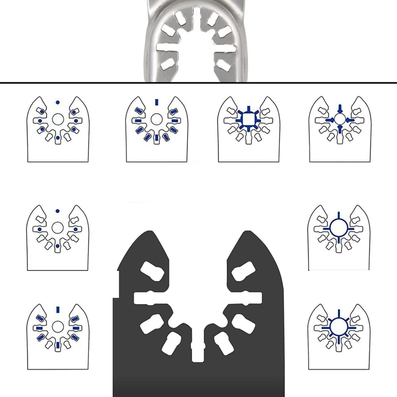 Imagem -03 - Kit de Almofadas de Lixamento para Lixamento Polonês Ferramenta de Oscilação Almofadas de Lixamento Lixa Superfícies Polonês Novo130 Pcs Pcs 125pcs