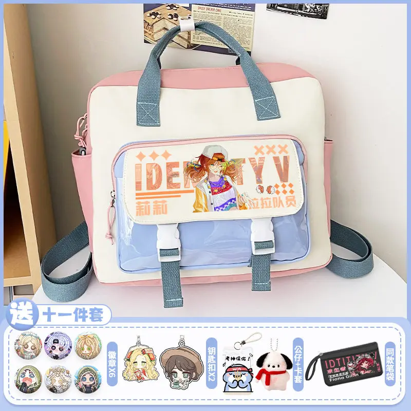 

В наличии Identity V 2025 Аниме-игра Cos Cheerleader Naib Subedar Qi Shiyi и т. д. Повседневная сумка для поездок на работу, рюкзак, сумка для боли, подарок