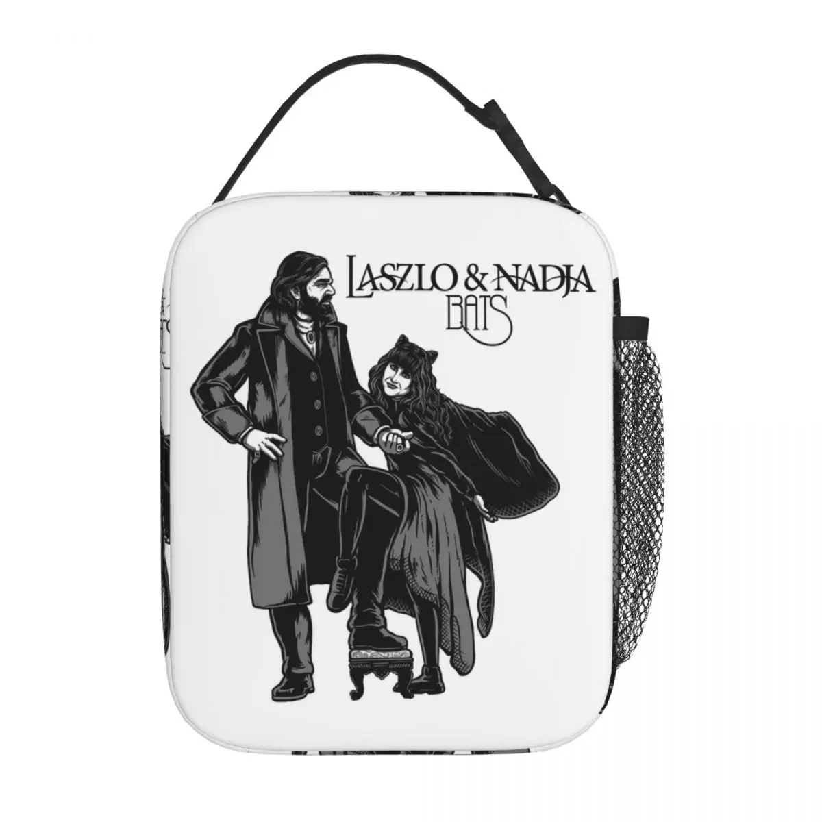 Laszlo & Nadja Album Merch Insulated Lunch Tote Bag For School Food Storage Bag Portable Cooler Thermal Bento Box