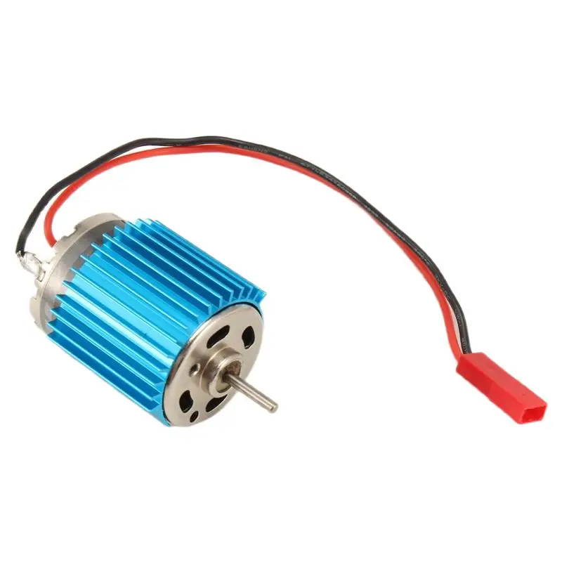 【NEW USER EXCLUSIVE】JST Plug& Heat Sink 380 Brushed RC Motor Brushed Electric Motor For Traxxas 7075 Titan RC Car Model Universa