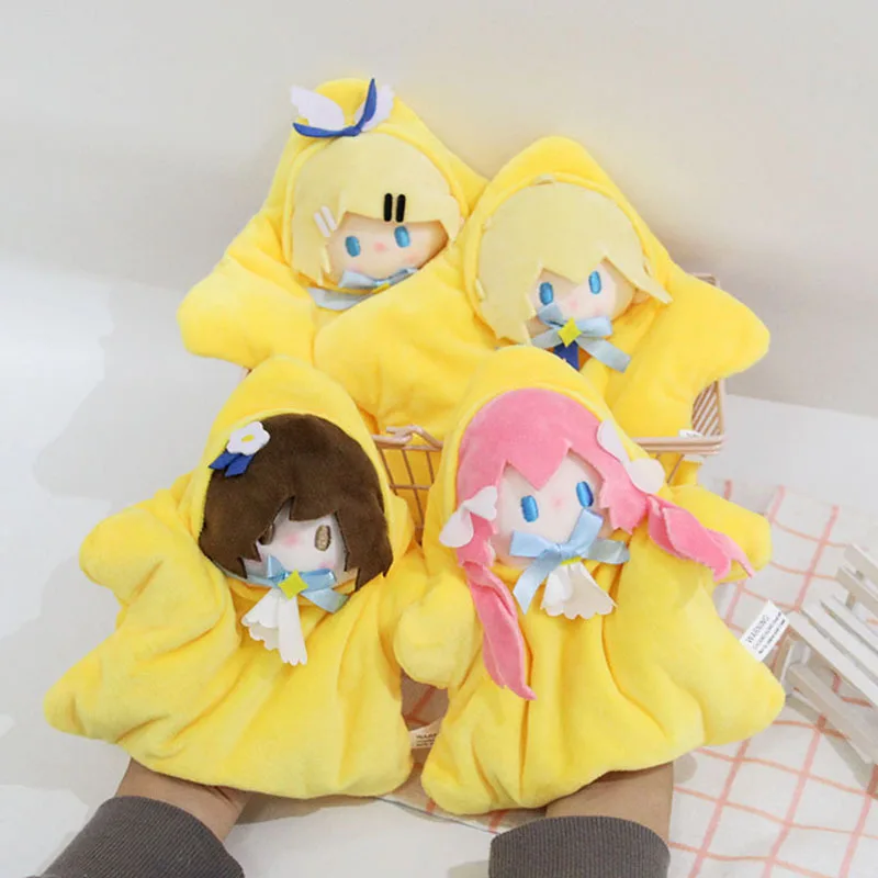 Personaggi Piapro Hatsune Miku Fufu peluche Anime Figure burattino a mano Hatsune Miku Rin Len vivian Meiko Anime Fufu Toys nuovo