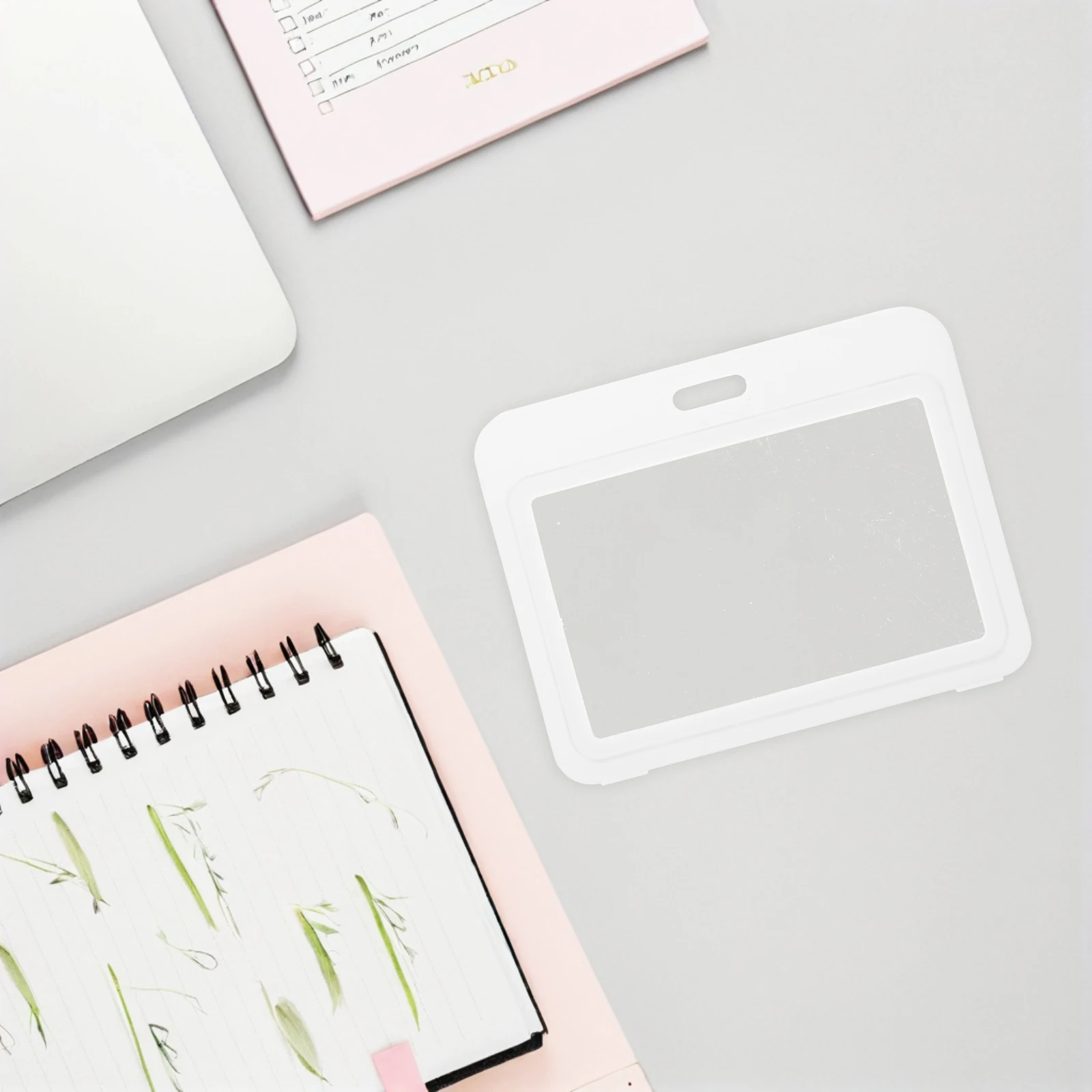 12 قطعة حامل شارة بلاستيكية أفقية بطاقة الهوية كم غطاء الوجه للعمل مكتب المدرسة معرض شارات الموظفين