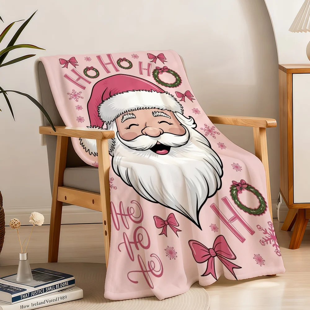 Selimut Natal Pink Super Nyama - Christmas Throw Blanket ulasan dan harga