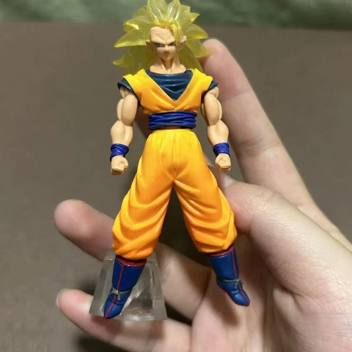 Bandai – figurine originale Dragon Ball Son Goku, Super Saiyan, modèle de Collection de statues, ornements de décoration, jouets cadeaux