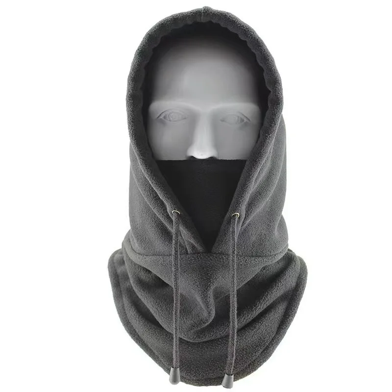 Winter Warm Cycling Fleece Cap Balaclava Ski Windproof Hat Outdoor Sport Bib Cold Beanies Plushsports Bike Bicycle