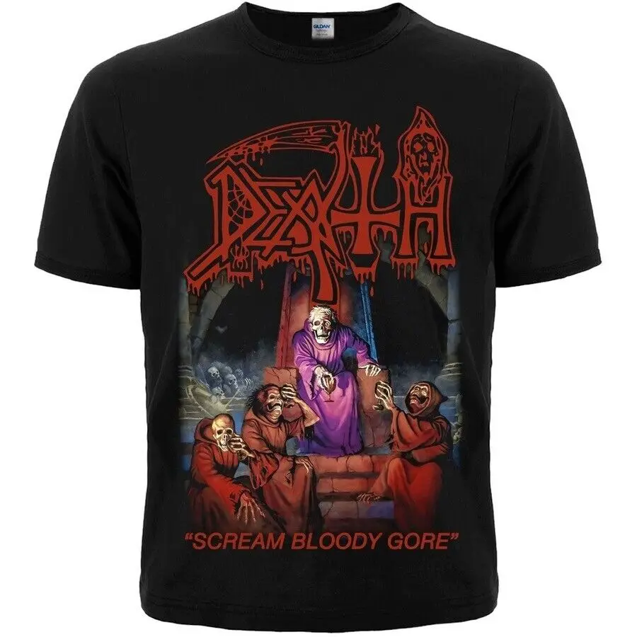 Death Scream Bloody Gore Black T Shirt Cannibal Corpse Obituary