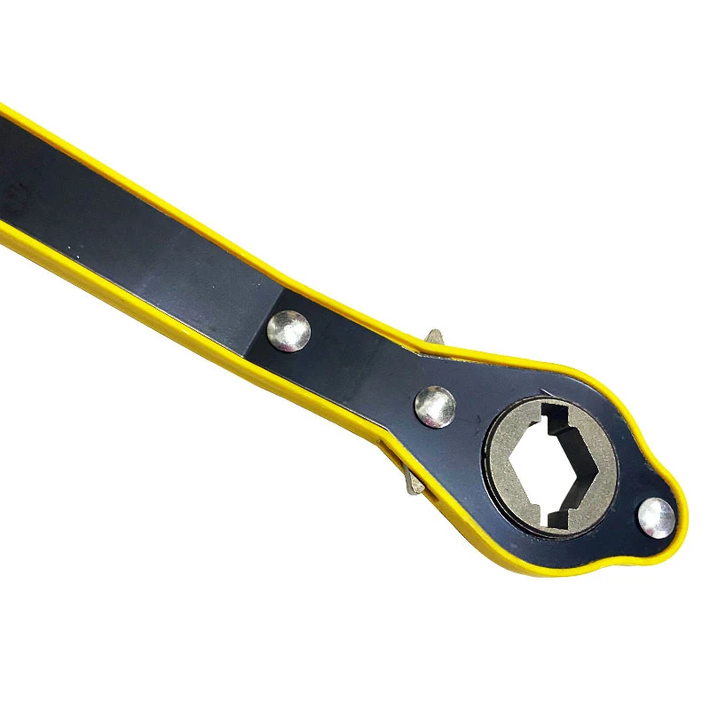 1PC Labor-saving Car Scissor Ratchet Spanner Key Tire Wheel Lug Wrench Car Jack Ratchet Wrench Hand Repair Tools