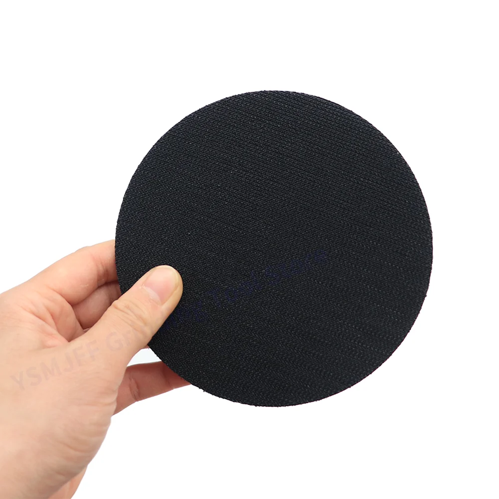 5 Inch Dual-Action Hook & Loop Molded Urethane Flexible Backing Plate 5/16" 24 Thread DA Air Random Orbital Polisher Backing Pad