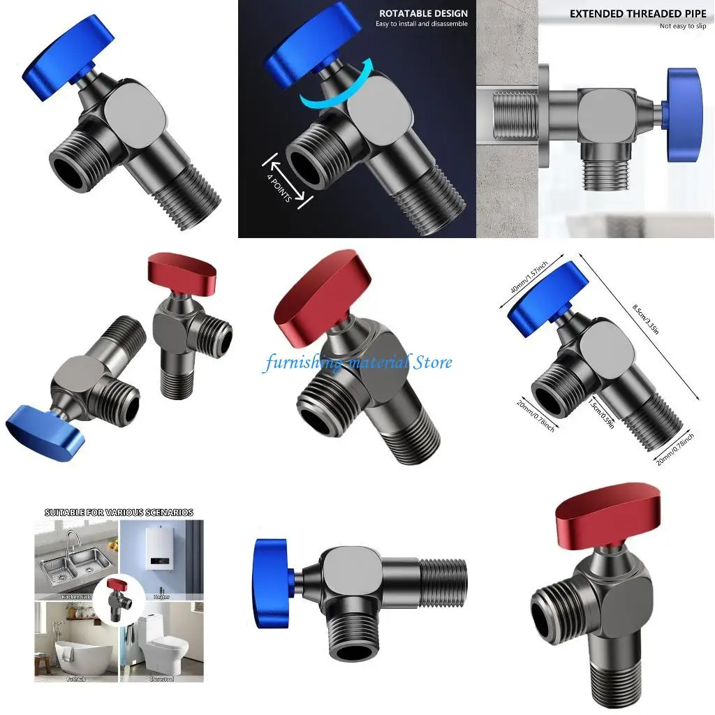 

Y5GD Brass flowing Control Valves Water Heater Service Valves for Tankless Water Heaters