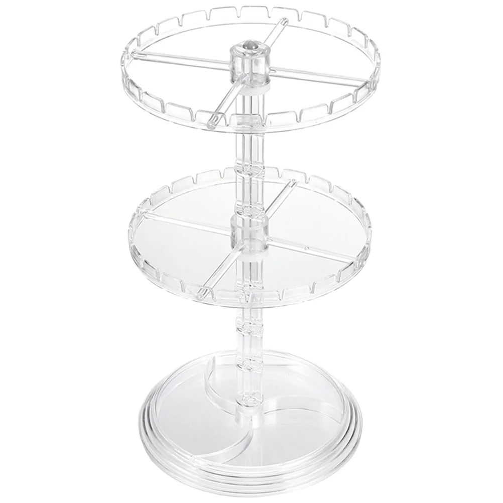 

Jewelry Holder Organizer Earring Necklace Stand Rotating Display Rack Fine Workmanship Stable Load Bearing Home Storage