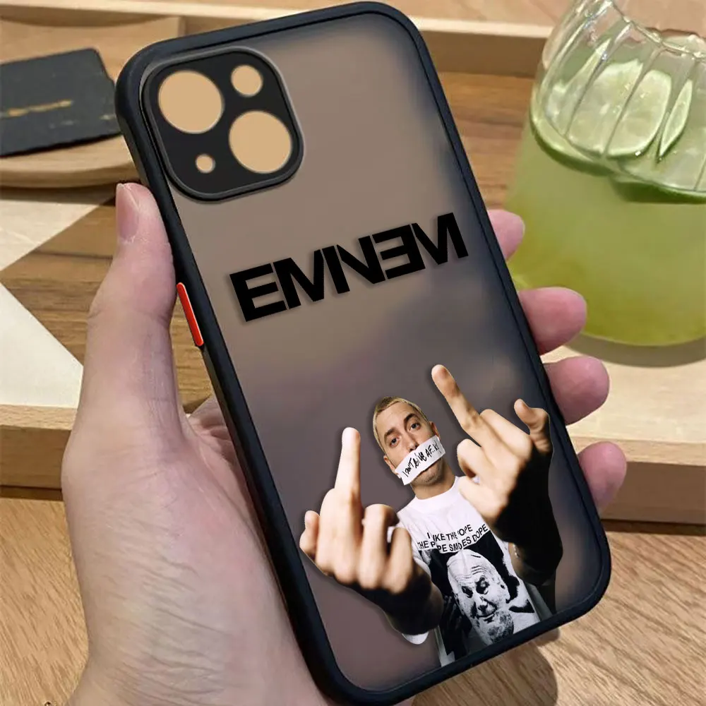 

Hip Hop e-Eminem Poster Matte Phone Case For Redmi 10 10C 5A 6 7A 8 9 9A 9T 9I 9C 10A A5 K20 K40 NOTE 8 PRO TPU Case DIY Shell