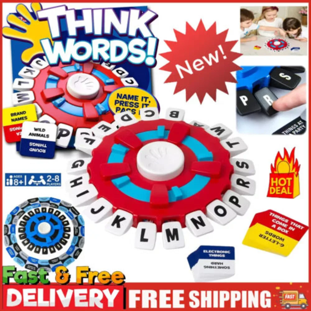 Think Words Tapple Word The Quick Thinking Letter Pressing Game Gift 2024