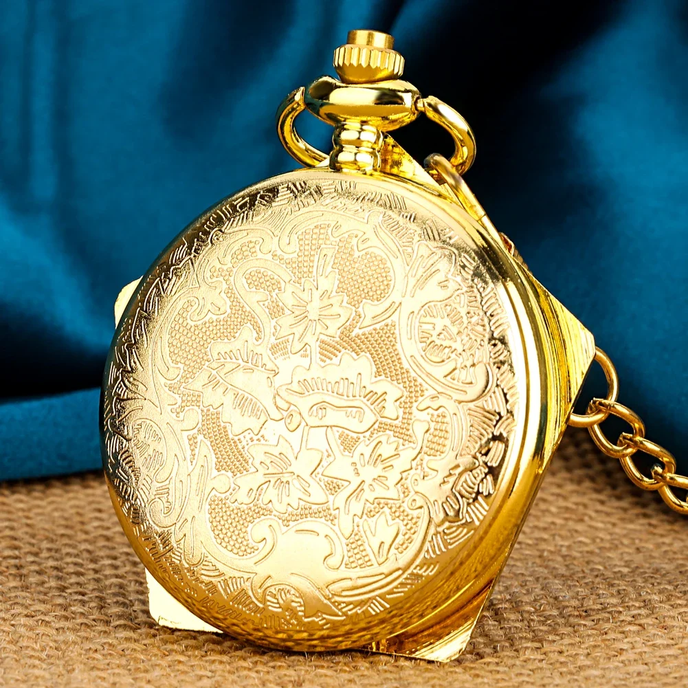 Anime Harries Chocolate Frog Wizard Magic World Quartz Pocket Watch Potter Cosplay Necklace Pendant Chain Jewelry Clock Gift