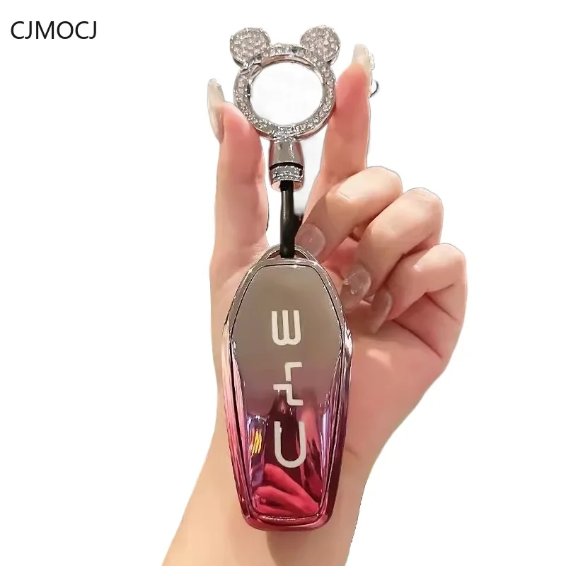 

Premium TPU Key Cover for 2024 BYD Seal 07/Seagull/05 Destroyer/Qin PLUS - Protective Key Fob Case Keybag Keychain