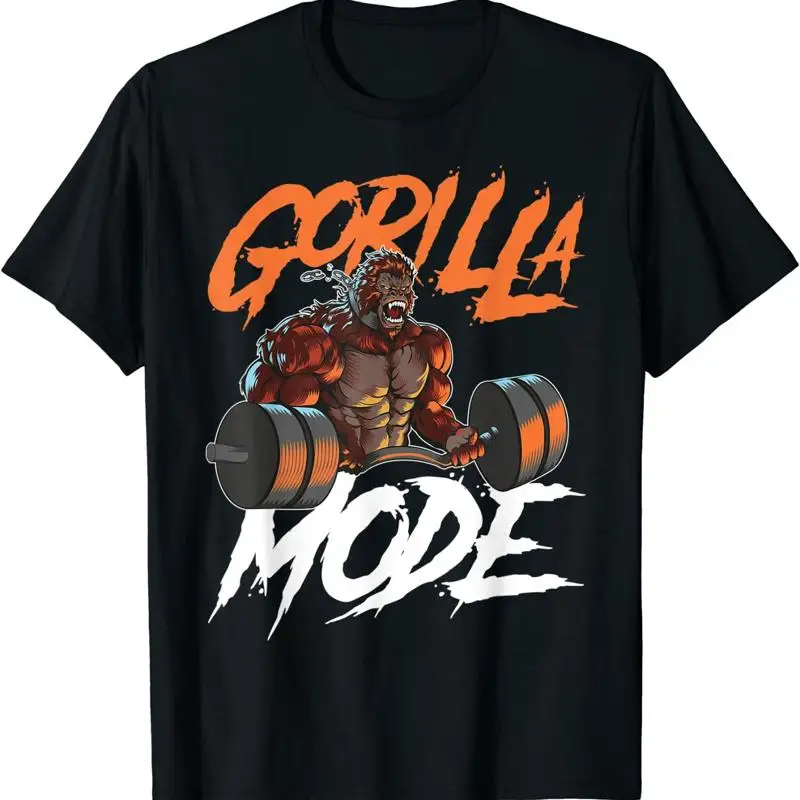 NUEVO LIMITADO Gorilla Mode Gym Entrenamiento Pesas Levantamiento Potencia Camiseta Tamaño S 3XL