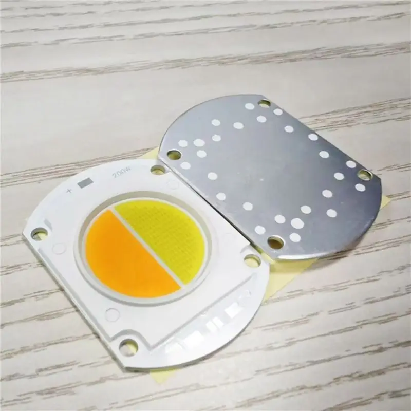 10Pcs 200W Dual Color High Power LED COB Chip 3200K 6500K For Outdoor Floodlight Spotlight Lamp