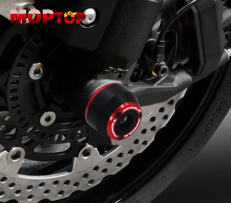 Panigale Motorcycle Front Axle Fork Crash Sliders Wheel Protector Kits For Ducati PANIGALE 899 959 1199 1299 R/S V2 V4 V4SP