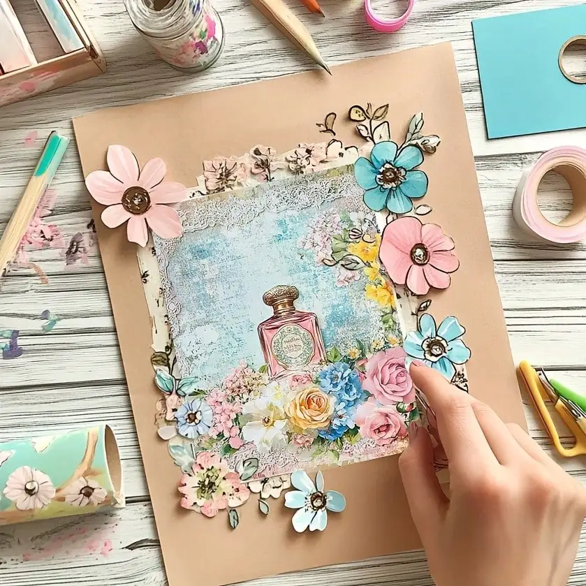 36 Sheets Creative Vintage Pattern Scrapbook Paper Pack, Stationery Vintage Art Craft Pattern Scrapbooking Paper For Junk Journa