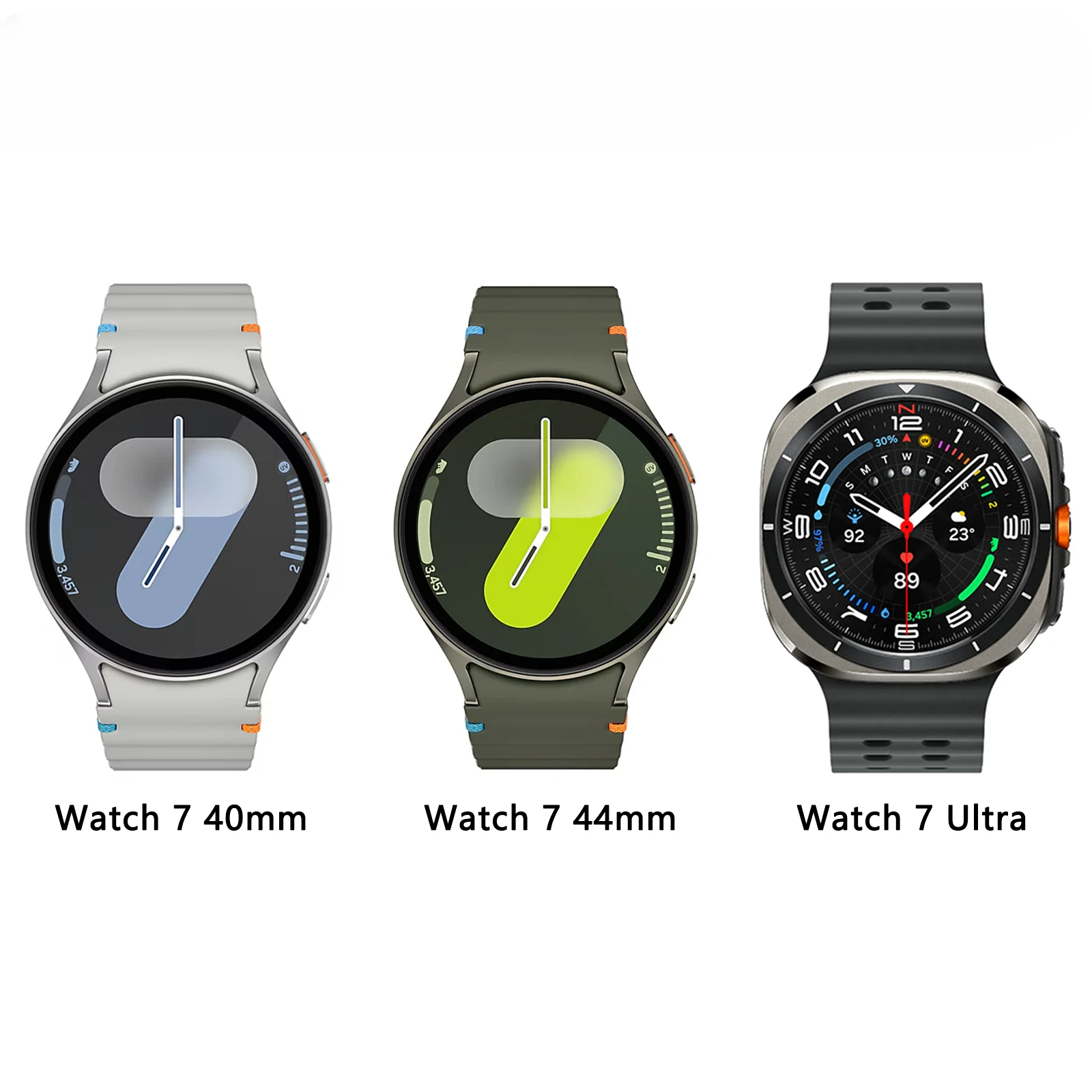 Samsung galaxy watch moldura anel capa para samsung galaxy watch 7 40mm 47mm caso proteção metal quadro protetor pára-choques