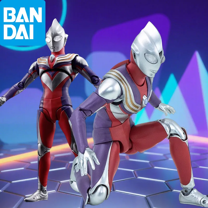 Figurki akcji Bandai SHF Ultraman, animowane modele figurek, metody prawdziwego rzeźbienia w kości / kolekcjonerskie ozdoby i dekoracje.