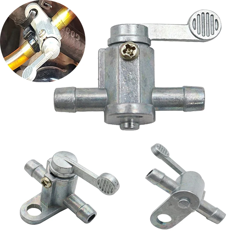 Motorcycle ATV 8mm 5/16'' Fuel Tap Gas Petrol Valve Fuel Tank Switch For Honda Kawasaki  Suzuki Yamaha Motocross Universal