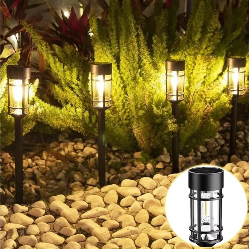 1/2 pcs Solar street lamps out outdoor LED solar garden lamp solar landscape lights are suitable for lawn courtyard walkway lane