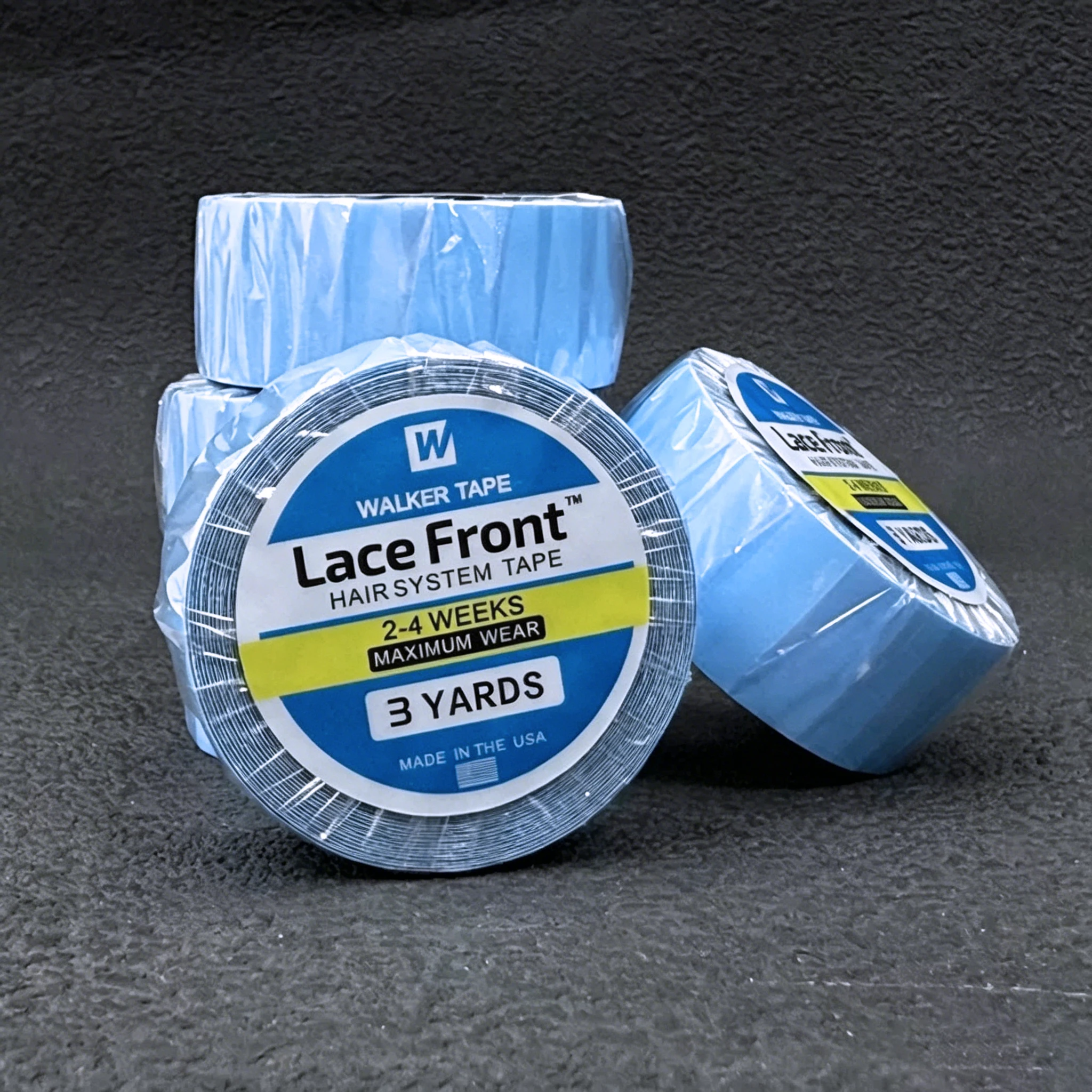 Wig Tape Blue Lace Double Sided Tape Roll 0.787' X 3 Yards for Toupees & Wigs