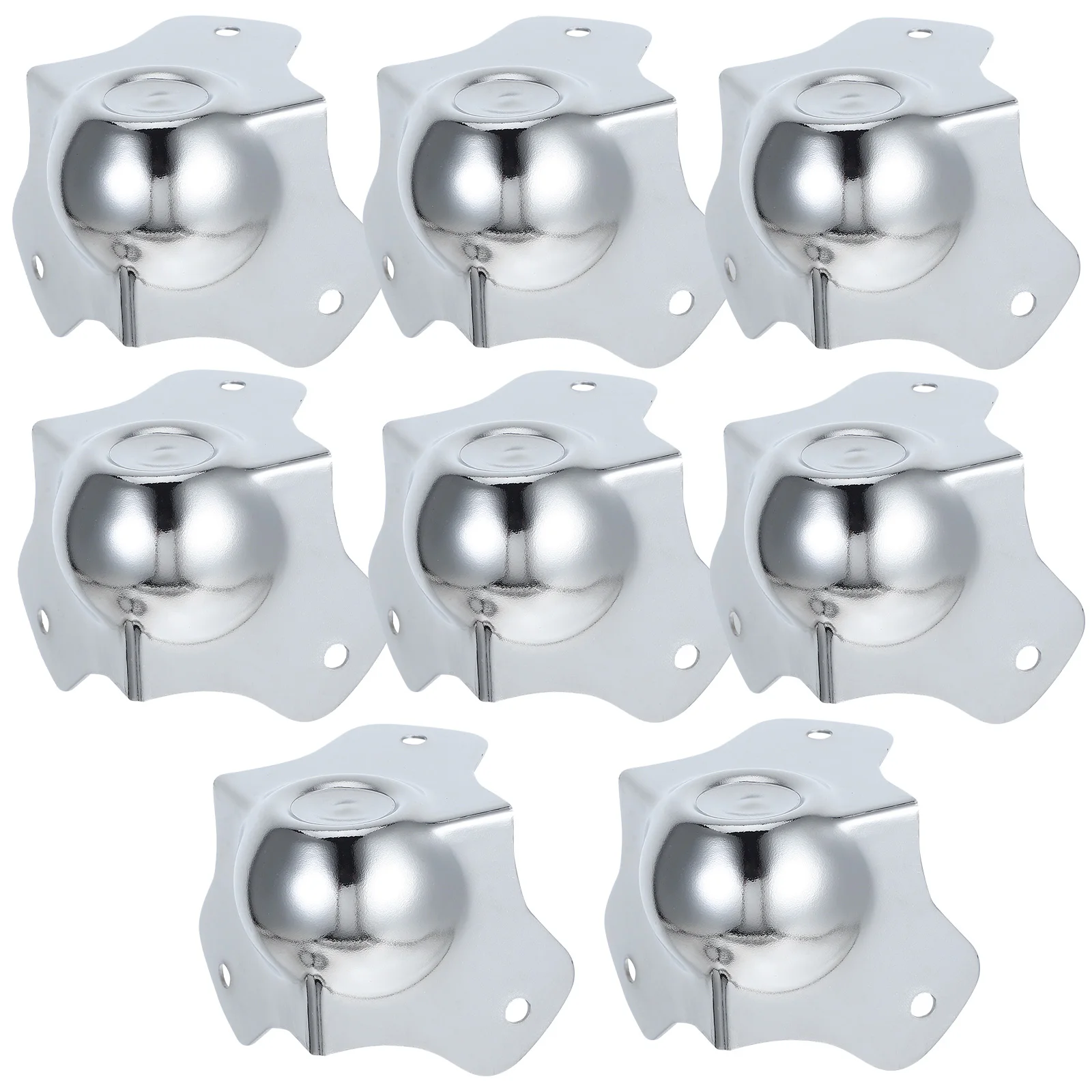 

8pcs Metal Ball Corner Protector Sturdy Spherical Edge Guard for Tables Amplifier Cabinet Furniture Case Protective Cover Anti